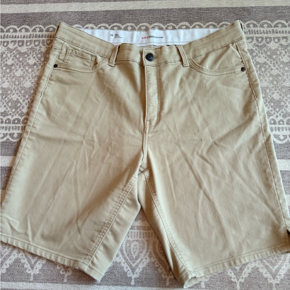 Liz Claiborne Women's Tan Jean Shorts